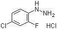 structure of CAS# 64172-78-7, 4-Chloro-2-fluorophenylhydrazine hydrochloride