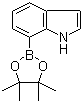structure of CAS# 642494-37-9, Indole-7-boronic acid pinacol ester;7-(4,4,5,5-Tetramethyl-1,3,2-dioxaborolan-2-yl)-1H-indole