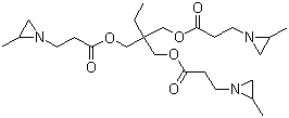三羟甲基丙烷-三[3-(2-甲基吖丙啶基)丙酸酯]分子结构 (CAS 64265-57-2)