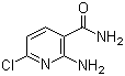 结构式 CAS# 64321-24-0, 2-氨基-6-氯烟酰胺