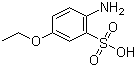 2-Amino-5-ethoxybenzenesulphonic acid molecular structure (CAS 6448-82-4)