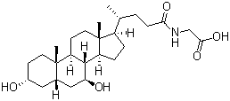结构式 CAS# 64480-66-6, 甘氨熊胆酸