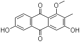 structure of CAS# 644967-44-2, Rubianthraquinone;2-Methyl-3,6-dihydroxy-1-methoxy-9,10-anthraquinone