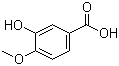3-羟基-4-甲氧基苯甲酸分子结构 (CAS 645-08-9)