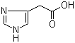 structure of CAS# 645-65-8, Imidazole-4-acetic acid;(1H-Imidazol-4-yl)acetic acid