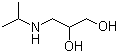 structure of CAS# 6452-57-9, 3-Isopropylamino-1,2-propanediol;1,2-Dihydroxy-3-isopropylaminopropane