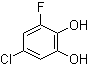 structure of CAS# 645405-05-6, 5-Chloro-3-fluoro-1,2-benzenediol