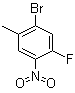 结构式 CAS# 64695-96-1, 1-溴-5-氟-2-甲基-4-硝基苯
