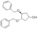 structure of CAS# 648414-59-9, (3S,4S)-3,4-Bis(benzyloxy)cyclopentanol