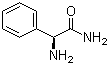 structure of CAS# 6485-52-5, L-Phenylglycinamide;(S)-2-Amino-2-phenylacetamide