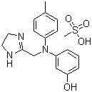 Phentolamine mesilate molecular structure (CAS 65-28-1)
