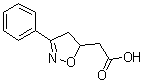 3-Phenyl-2-isoxazoline-5-acetic acid molecular structure (CAS 6501-72-0)