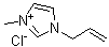 structure of CAS# 65039-10-3, 1-Allyl-3-methylimidazolium chloride;1-Ally-3-methylimidazolium chloride