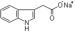 3-Indoleacetic acid sodium salt molecular structure (CAS 6505-45-9)