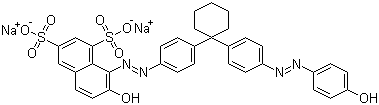 Acid Orange 33 molecular structure (CAS 6507-77-3)