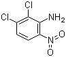 2,3-Dichloro-6-nitroaniline molecular structure (CAS 65078-77-5)
