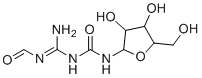 structure of CAS# 65126-88-7, Azacitidine Formyl Amidine Analog;N-[(formylamino)iminomethyl]-N'-ß-D-ribofuranosyl