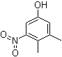 structure of CAS# 65151-58-8, 3,4-Dimethyl-5-nitrophenol;5-Nitro-3,4-xylenol