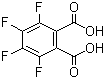 结构式 CAS# 652-03-9, 3,4,5,6-四氟邻苯二甲酸