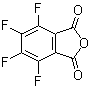 structure of CAS# 652-12-0, Tetrafluorophthalic anhydride