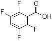 2,3,5,6-四氟苯甲酸分子结构 (CAS 652-18-6)