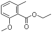 structure of CAS# 6520-83-8, Ethyl 2-methoxy-6-methylbenzoate;2-Methoxy-6-methylbenzoic acid ethyl ester