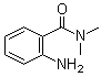 structure of CAS# 6526-66-5, 2-Amino-N,N-dimethylbenzamide;N,N-Dimethyl-2-aminobenzamide; o-Amino-N,N-dimethylbenzamide