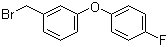 structure of CAS# 65295-58-1, 3-(4-Fluorophenoxy)benzyl bromide