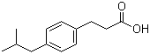 结构式 CAS# 65322-85-2, 4-(2-甲基丙基)苯丙酸
