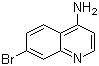 结构式 CAS# 65340-74-1, 4-氨基-7-溴喹啉