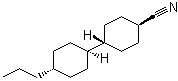 4-Propyl-4'-cyano-trans-1,1'-bicyclohexane molecular structure (CAS 65355-35-3)