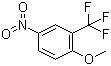 2-Methoxy-5-nitrobenzotrifluoride molecular structure (CAS 654-76-2)