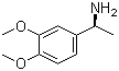 structure of CAS# 65451-89-0, (S)-1-(3,4-Dimethoxyphenyl)ethylamine