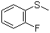 2-氟茴香硫醚分子结构 (CAS 655-20-9)