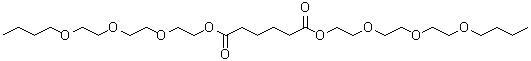 Bis[2-[2-(2-butoxyethoxy)ethoxy]ethyl] adipate molecular structure (CAS 65520-46-9)