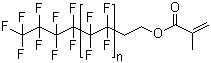 structure of CAS# 65530-66-7, 2-(Perfluoroalkyl)ethyl methacrylate