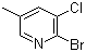 structure of CAS# 65550-81-4, 2-Bromo-3-chloro-5-methylpyridine;2-Bromo-3-chloro-5-picoline