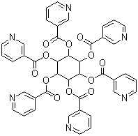 肌醇烟酸酯分子结构 (CAS 6556-11-2)