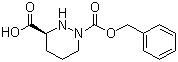 structure of CAS# 65632-62-4, (S)-1-(Benzyloxycarbonyl)hexahydropyridazine-3-carboxylic acid;(S)-Tetrahydro-1,3(2H)-pyridazinedicarboxylic acid 1-(phenylmethyl) ester