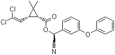 alpha-Cypermethrin molecular structure (CAS 65731-84-2)
