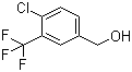 structure of CAS# 65735-71-9, 4-Chloro-3-trifluoromethylbenzyl alcohol;[4-Chloro-3-(trifluoromethyl)phenyl]methanol