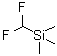 structure of CAS# 65864-64-4, Trimethyl(difluoromethyl)silane;(Difluoromethyl)trimethylsilane