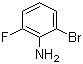 structure of CAS# 65896-11-9, 2-Bromo-6-fluoroaniline