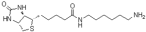 结构式 CAS# 65953-56-2, (3aS,4S,6aR)-N-(6-氨基己基)六氢-2-氧代-1H-噻吩并[3,4-d]咪唑-4-戊酰胺