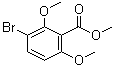 结构式 CAS# 65977-12-0, 3-溴-2,6-二甲氧基苯甲酸甲酯
