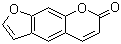 structure of CAS# 66-97-7, Psoralen;7H-Furo[3,2-g]benzopyran-7-one; Furo[3,2-g]coumarin