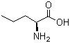 结构式 CAS# 6600-40-4, L-正缬氨酸; L-2-氨基戊酸