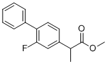 结构式 CAS# 66202-86-6, 氟比洛芬甲基酯