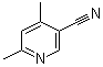 结构式 CAS# 6623-21-8, 4,6-二甲基-3-吡啶甲腈