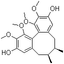 structure of CAS# 66280-25-9, Gomisin J;(-)-Gomisin J; (6R,7S,12aS)-5,6,7,8-Tetrahydro-1,2,11,12-tetramethoxy-6,7-dimethyldibenzo[a,c]cyclooctene-3,10-diol